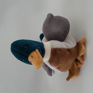 Jake The Mallard Duck 1998 TY Beanie Baby Collection